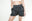 BLACK VEGAN LEATHER BOXER SHORTS